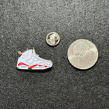 White Infrared 6’s Pin