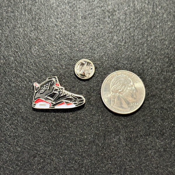 Black Infrared 6’s Pin